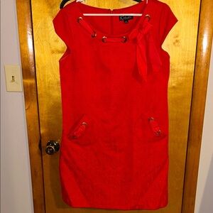 K Studio Vibrant Red Mini Dress